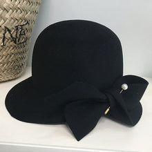 Load image into Gallery viewer, Elegant Formal Women Wool Felt Hat