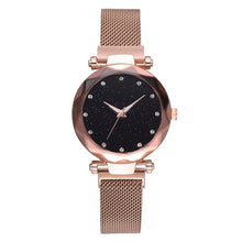 Load image into Gallery viewer, Luxury Women Watches Ladies Magnetic Starry Sky Clock